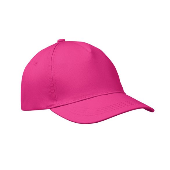 Sapca baseball 5 panele, Cotton, fucsia