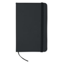 Carnet A6 liniat, Paper, black