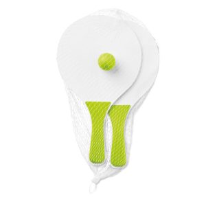 Set mic de tenis de plaja, Wood, lime