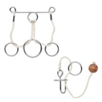 Set de 2 jocuri metalice braint, Metal, silver