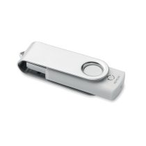 USB 16G din ABS reciclat, ABS, alb