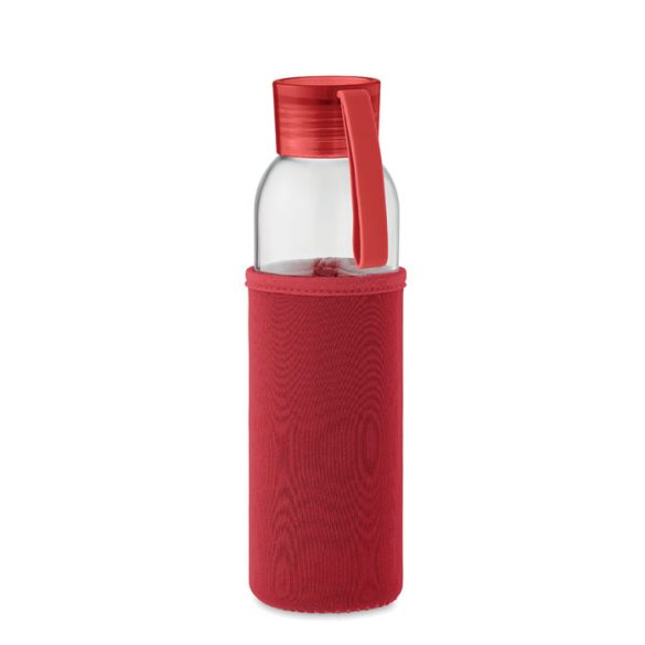 Sticla reciclata 500 ml, Glass, red