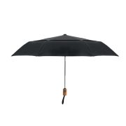 Umbrela pliabila 21 inch, Polyester/Cotton, black