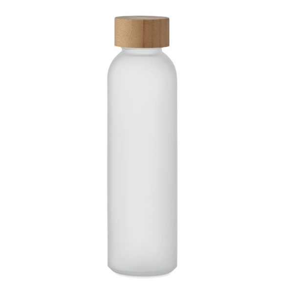 Sticla mata 500 ml, Glass, transparent white