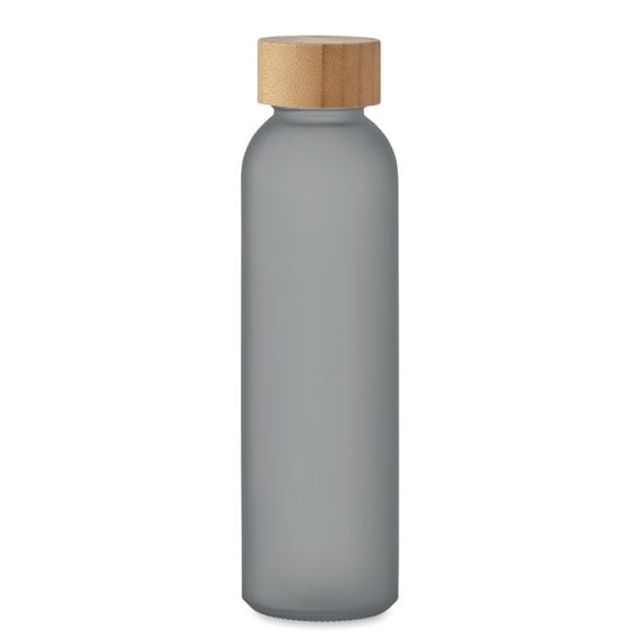 Sticla mata 500 ml, Glass, transparent grey