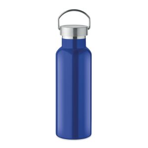 Sticla cu perete dublu 500 ml, Stainless steel, blue