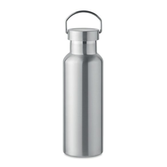 Sticla cu perete dublu 500 ml, Stainless steel, matt silver