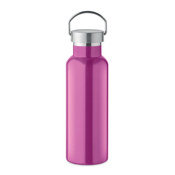 Sticla cu perete dublu 500 ml, Stainless steel, fuchsia