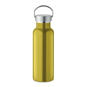 Sticla cu perete dublu 500 ml, Stainless steel, lime