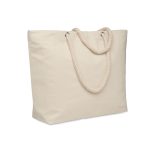 Geanta cooler de plaja din bumb, Cotton, beige