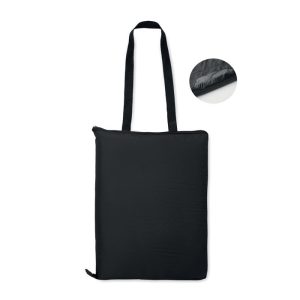 Patura de picnic pliabila, Polyester, black