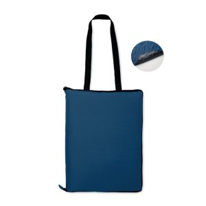 Patura de picnic pliabila, Polyester, blue