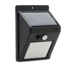 Lumina solara LED , senzor misc, Plastic, black