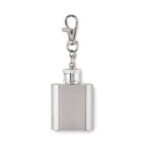 Breloc de chei Hipflask, Stainless steel, silver