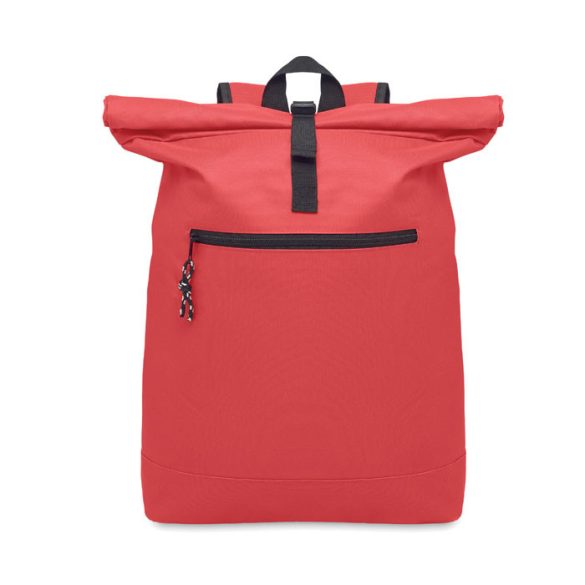 Rucsac rolltop 600Dpolyester, Polyester, red