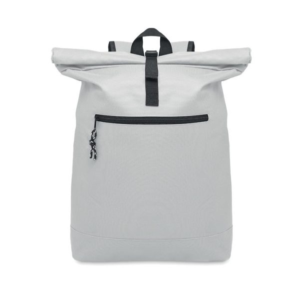 Rucsac rolltop 600Dpolyester, Polyester, white