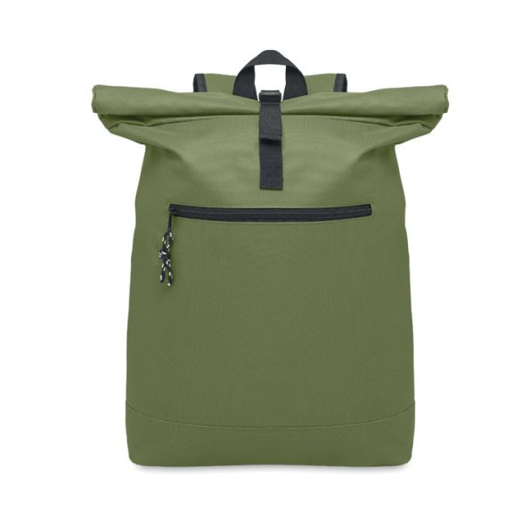 Rucsac rolltop 600Dpolyester, Polyester, Verde militar