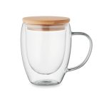 Cana borosilicat cu perete dubl, Glass, transparent