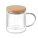 Cana borosilicat cu perete dubl, Glass, transparent