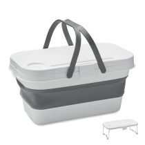 Cos de picnic pliabil, Polypropylene PP, white