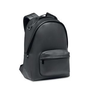 Rucsac laptop 15" PU moale, PU, black