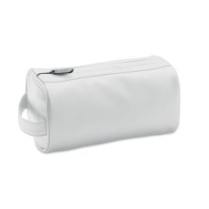 Portfard PU moale cu fermoar, PU, white