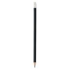 Creion natural cu guma de sters, Wood, negru