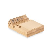 Calendar birou din bambus, Wood, lemn