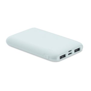 Power bank 5000 mAh, Plastic, albastru copil