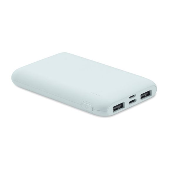 Power bank 5000 mAh, Plastic, albastru copil