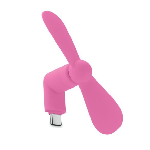 Ventilator USB portabil, Plastic, fucsia