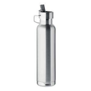 Sticla cu perete dublu 660 ml, Stainless steel, argint mat