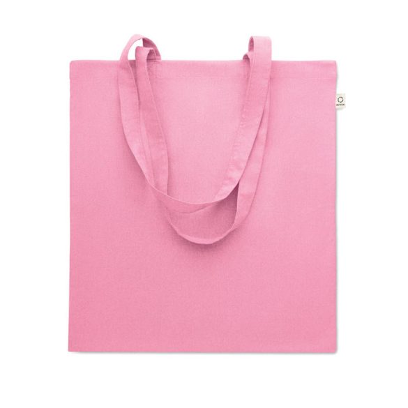 Sacosa din bumbac reciclat, Recycled cotton, roz copil