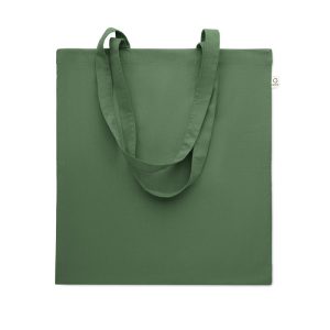 Sacosa din bumbac reciclat, Recycled cotton, verde inchis