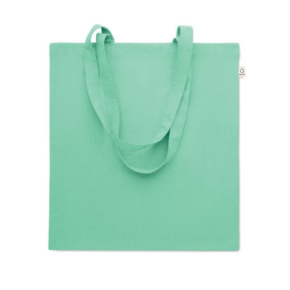 Sacosa din bumbac reciclat, Recycled cotton, verde menta