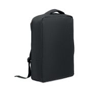 Rucsac subtire laptop 15 inch, RPET, negru