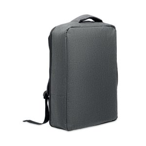 Rucsac subtire laptop 15 inch, RPET, gri piatra