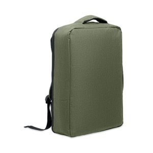 Rucsac subtire laptop 15 inch, RPET, Verde militar