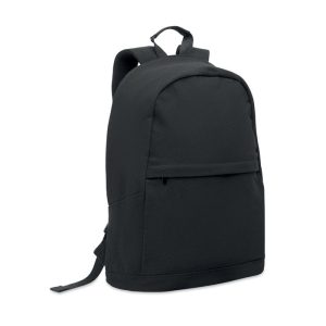 Rucsac laptop de 15 inch, Recycled cotton, negru