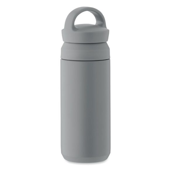 Sticla cu perete dublu 320 ml, Stainless steel, gri piatra