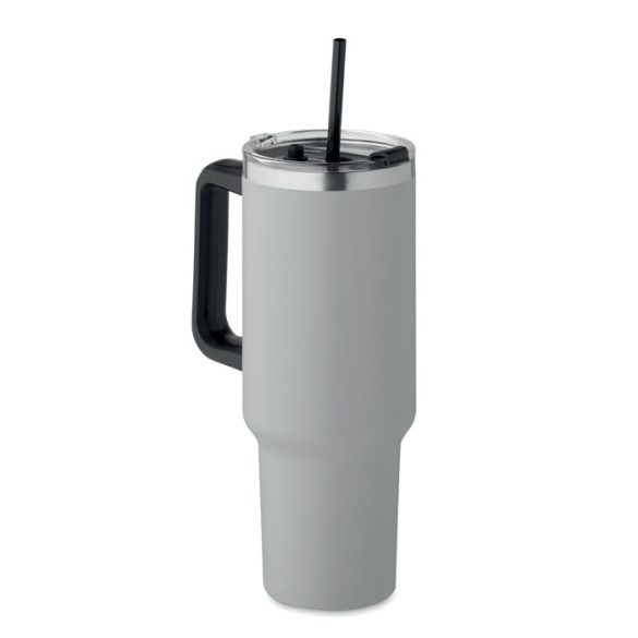 Termos cu perete dublu 1200ml, Stainless steel, gri