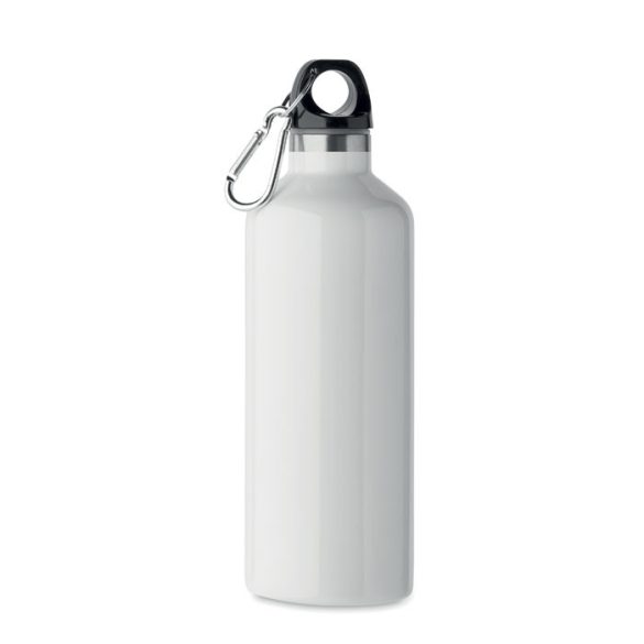 Sticla cu perete dublu 500 ml, Stainless steel, alb