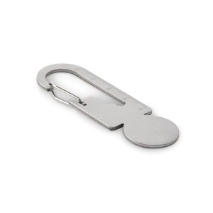 Breloc token multifunctional, Stainless steel, argintiu