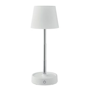 Lampa birou reincarcabila USB, Plastic, alb