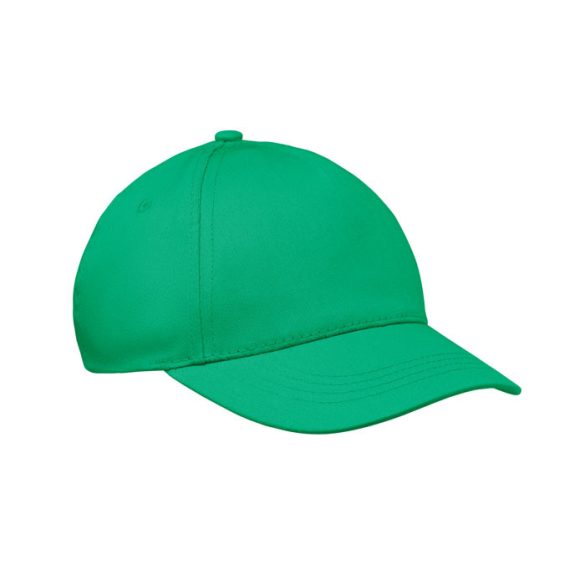 Sapca baseball copii 5 panele, Cotton, verde