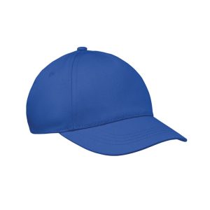 Sapca baseball copii 5 panele, Cotton, albastru regal