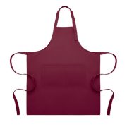 Sort de bucatarie reglabil, Polyester/Cotton, burgundy