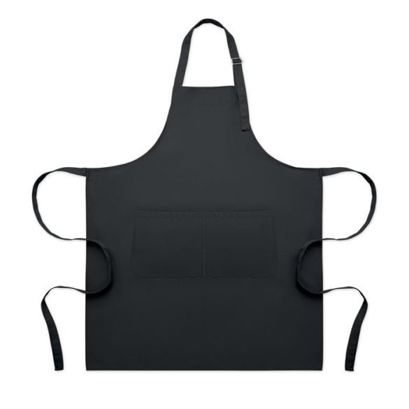 Sort de bucatarie reglabil, Polyester/Cotton, negru