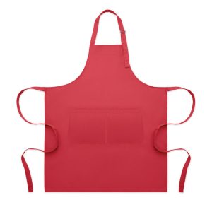 Sort de bucatarie reglabil, Polyester/Cotton, rosu