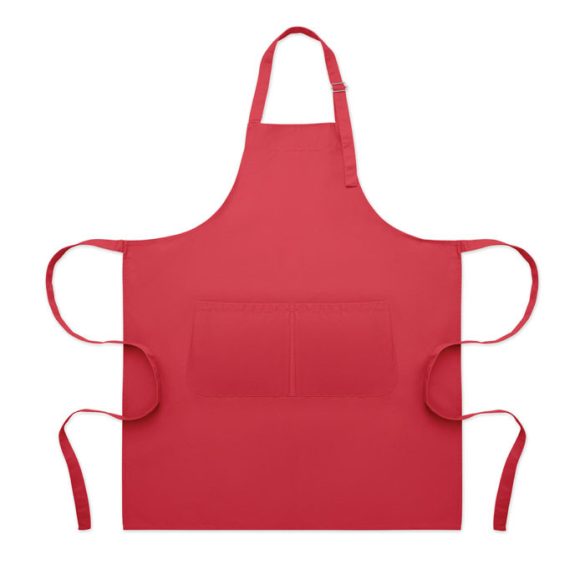 Sort de bucatarie reglabil, Polyester/Cotton, rosu
